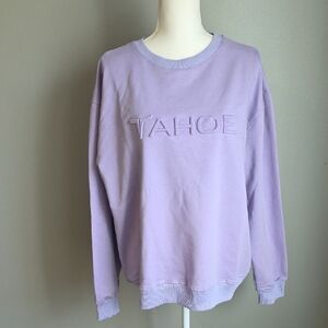 TAHOE Lavender Women's Sweatshirt 2X